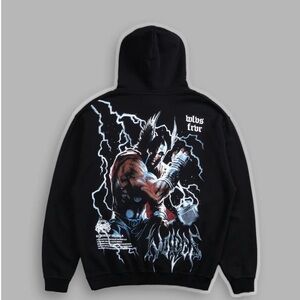 Darcsport GOD OF THUNDER "PIERCE" HOODIE IN BLACK XL